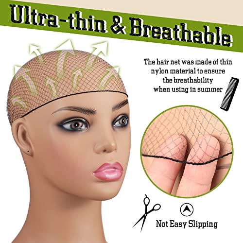 image for Jexine 400 Pcs Hair Nets for Women Hair Nets for Food Service Invisibl