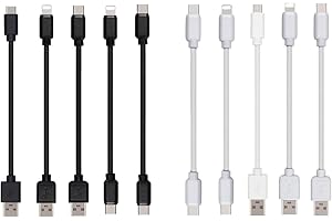 10-Pack Multi Short USB C & TYpe C Short Charging Cables Pack