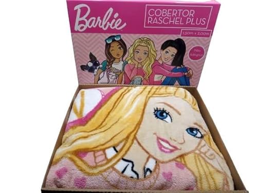Cobertor Solteiro Rachel Jolitex Disney - Barbie
