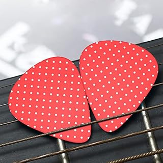 Ensemble de 12 médiators de guitare à pois rouges et blancs pour guitare acoustique, guitare électrique, contrebasse… - Les Beatles, Paul McCartney, John Lennon, RIngo Starr, George Harrison Ensemble de 12 médiators de guitare à pois rouges et blancs pour guitare acoustique, guitare électrique, contrebasse… – Image 7