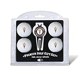 Team Golf NCAA Arizona State Sun Devils 4 Golf Ball And Divot Tool Set Regulation Size Golf Balls (4 Count) & Divot Tool with Removable Double-Sided Magnetic Marker