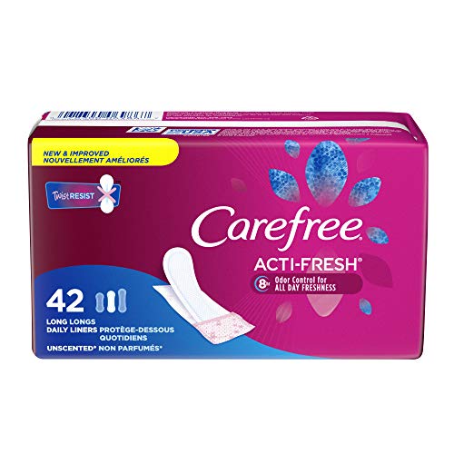 Image of Carefree, Body Shape Togo PantilinersUnscented, 42 Count, Long