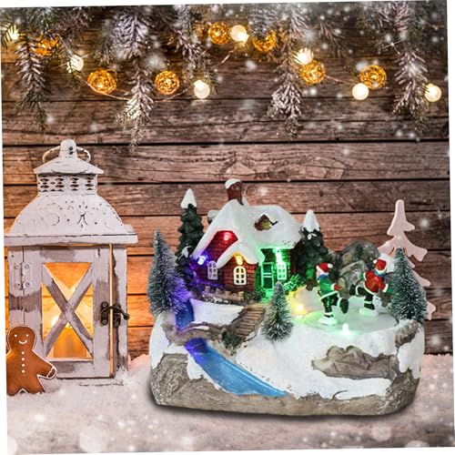 Maison de Noël musicale et animée, le cadeau idéal pour décorer la maison - 5