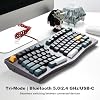 Hexgears F2 - Aluminum Custom Mechanical Keyboard, Split Alice 83 Key Layout Ergonomic Keyboard, Hot Swappable Slient Linear Switch, BT5.0/2.4GHz/USB-C, RGB Backlit with Wrist Rest for Win/Mac