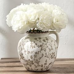 Brown Chinoiserie Floral- 5.39"