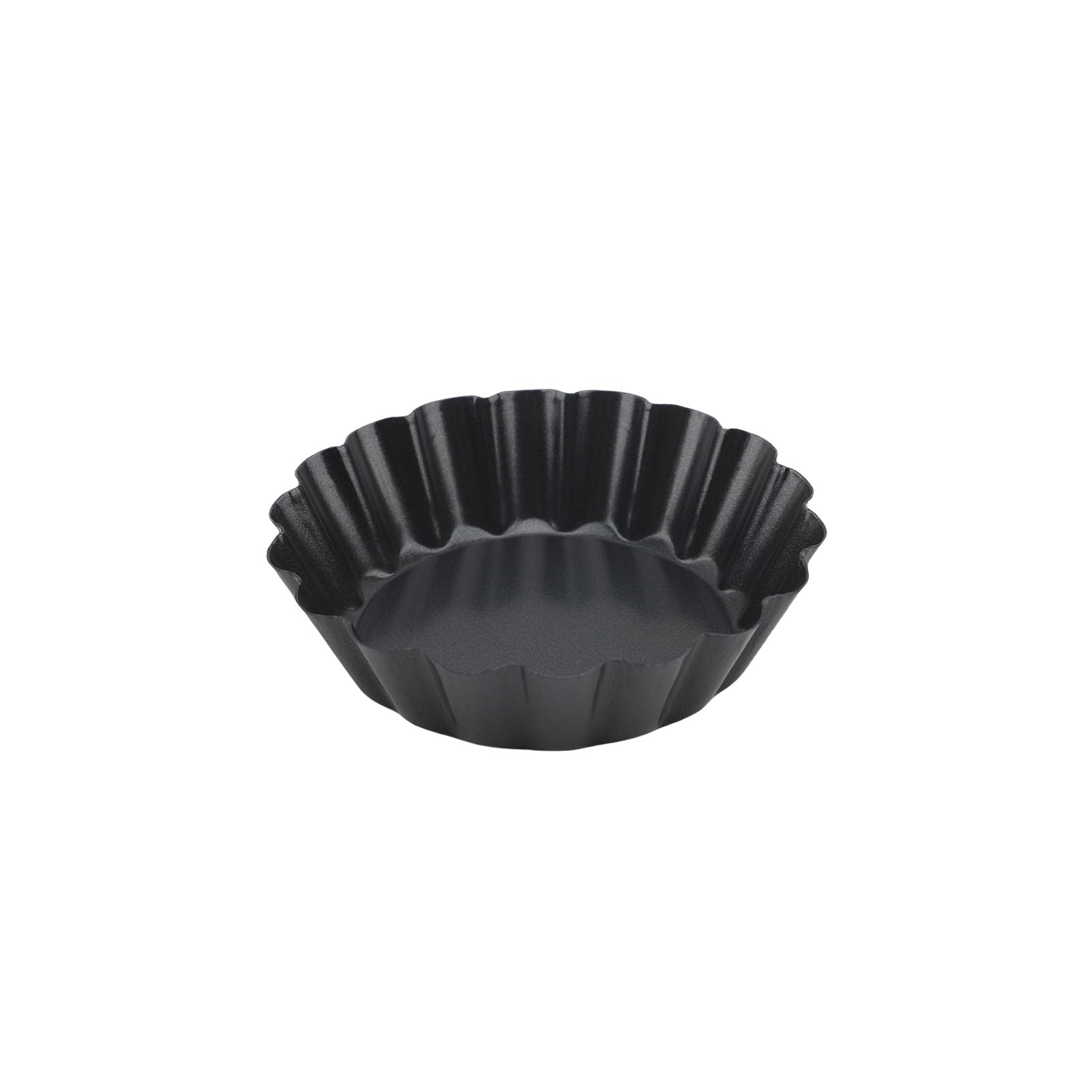 Mini Moules à Antiadhésifs Design cannelé 3 Pouces pour une Cuisson Facile des Desserts et des événements 12 Pièces (24 Ensemble)