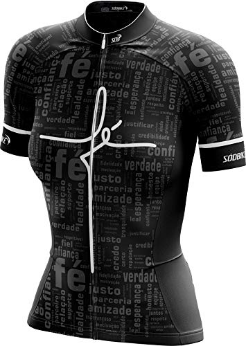 Camisa Ciclismo Feminina Sódbike Fé (Branca, GG)