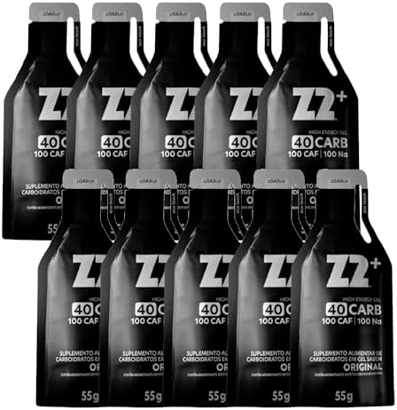 Energy Gel Z2+ - 40 Carb (Display 10 sachês 55g), Sabor Original
