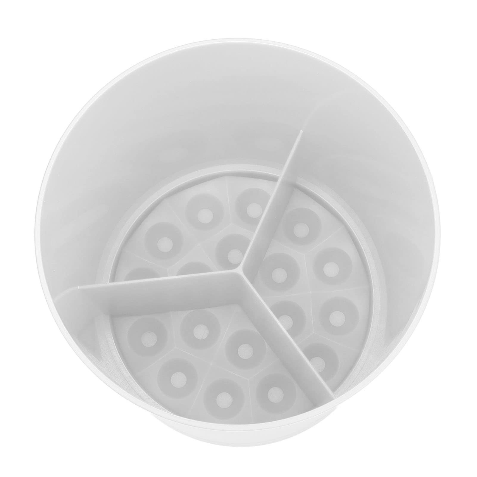 Cocoarm 360° Drehbarer Utensilienhalter - Küchenorganizer Mit Fächern In Schwarz