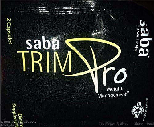 New Saba Trim Pro Weight Loss Supplements Trial Packs - 30 Count