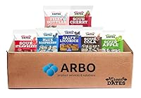 Green Dates Mix Box 7 Sorten a 90g – inkl. neuste Sorte Extra Salty Licorice – Veganer Superfood Dattelsnack, zuckerfrei & fruchtig – Probierpaket für unterwegs, Büro & Geschenk