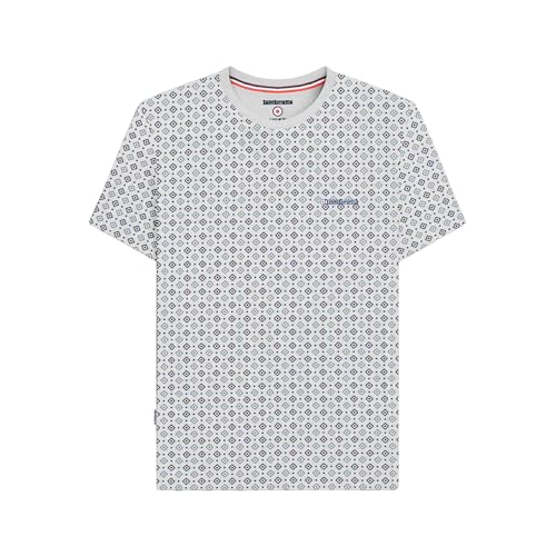 T-shirt Lambretta imprimé homme vêtement mode vintage col rond