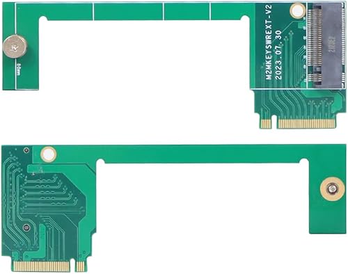 Miniatura 6 de JMT Placa modificada M.2 de 2230 a 89.764 in NVME MKey Modificación PCB Placa de circuito compatible con la consola de juegos portátil ROG Ally