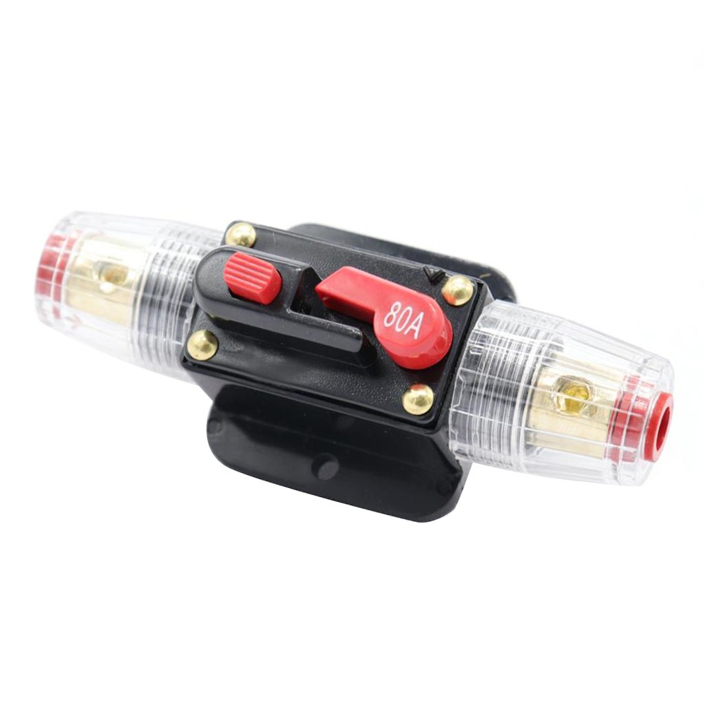 HEAVENGLOW Trade DC 12V-48V Inline Circuit Breaker 80A Manual Reset Switch Car Fuse-image-33