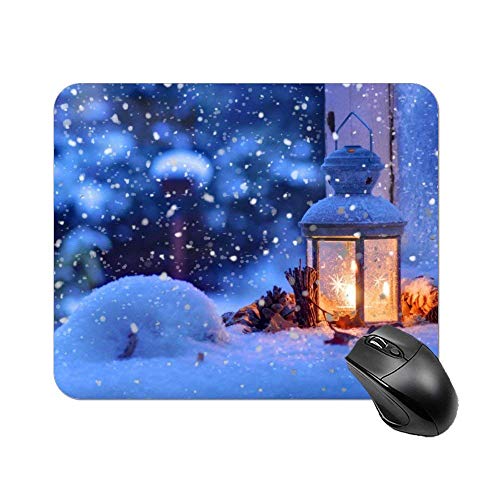 Preisvergleich Produktbild Snowy Day Glowing Lantern Mauspad
