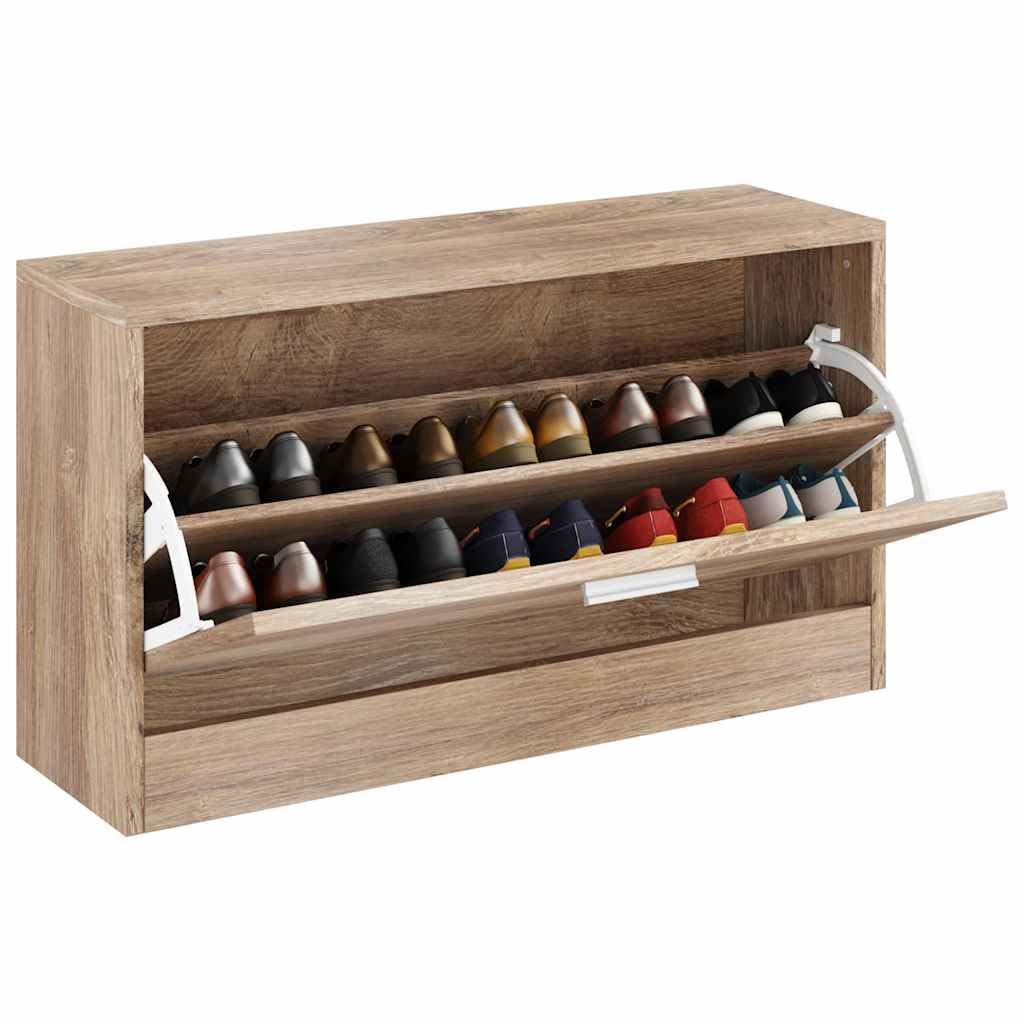 Banco de zapatos madera 80 x 24 x 45 cm para entrada