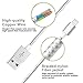 ONSON Lightning Cable,2Pack 10FT Extra Long Nylon Braided Charging Cord Data Sync Cable for iPhone 7/7 Plus,6/6S/6 Plus/6S Plus,5/5S/5C/SE,iPad,iPod Nano 7,iPod Touch (Silver+Gray)