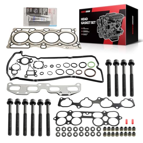 Image of Torchbeam Head Gasket Kit with Bolts Fit for Nissan Altima Sentra 2002 2003 2004 2005 2006 2.5L, Engine Cylinder Head Gasket Set, Replace# HS26261PT, HS54444, CPW2742, HS26261PT, ES72198