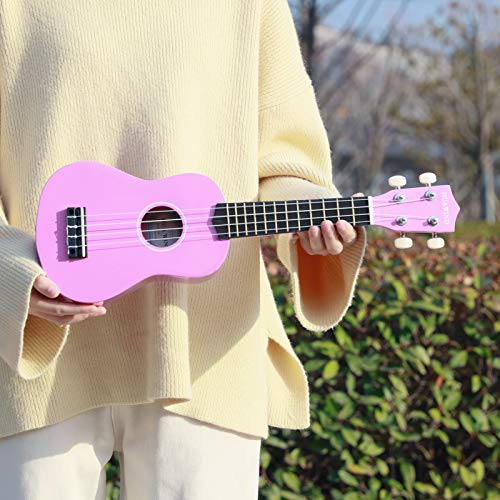 Huawind Kids Ukulele, 21 Inch Soprano Ukulele For Beginners, Hawaii Kid Guitar Four String Wood Uke Children Ukulele With Gig Bag (Violet) #TOP6