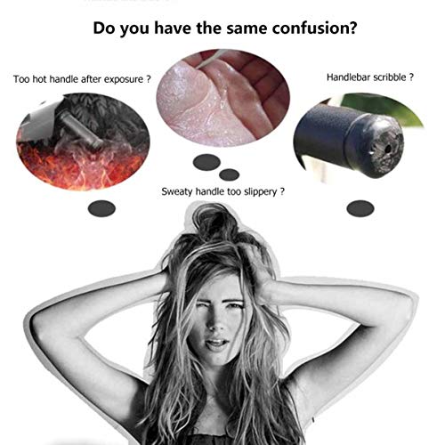 BESPORTBLE, 1 par de manoplas de guidão de bicicleta, guidão de motocicleta, extremidade de biciclet