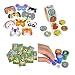 Animal Party Toy and Favor Kit, Features 24 Foam Animal Masks, 24 Animal Stampers, 100 Animal Stickers, and 12 notebooks. Great for Animal, Zoo, and Safari Themed Parties!