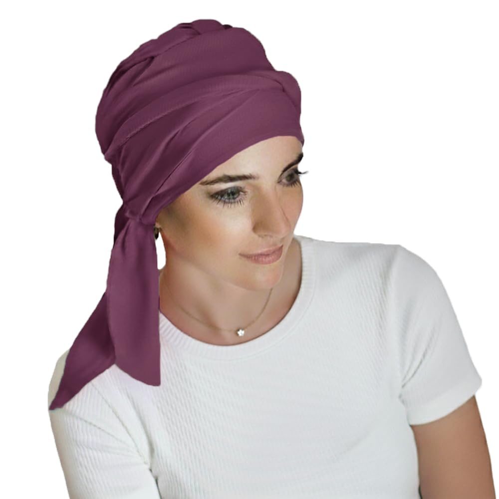 CAREBELL Smooth - Turbante gorro oncologico de bambú para quimioterapia o alopecia
