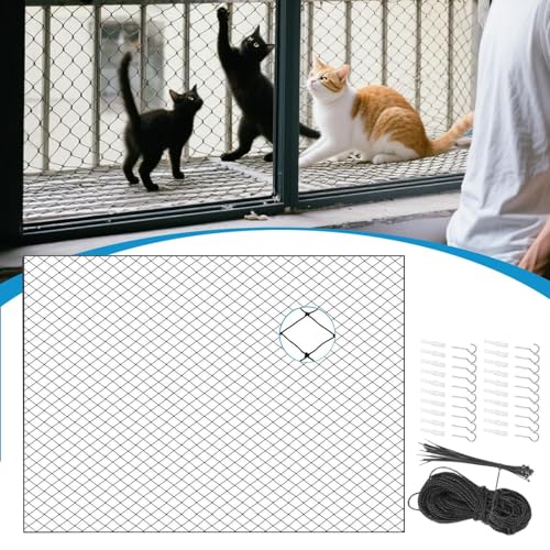 Filet de balcon pour chat et protection fenêtres et terrasse