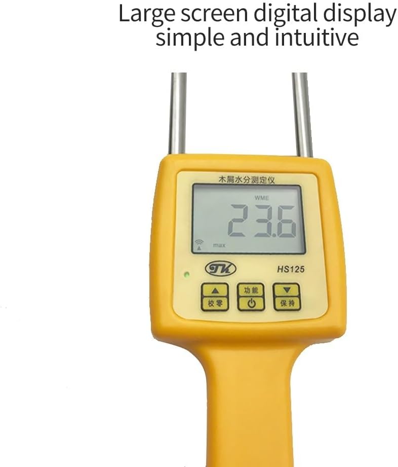 Moisture Meters, Portable Sawdust Moisture Meter Hs125 Wood Chip Analyzer Tester