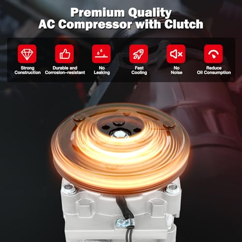 Image of cciyu Air Conditioning Compressor for Ford Explorer Fit for Lincoln Town