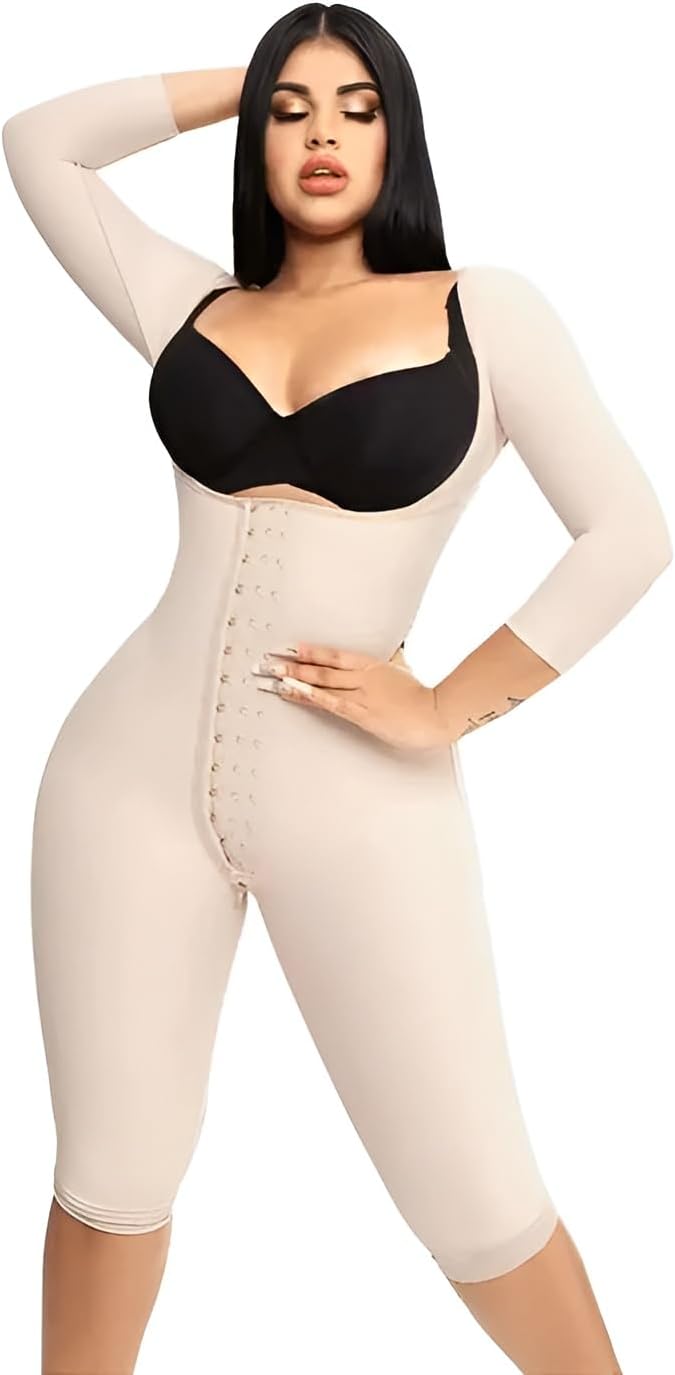 Forma Tu Cuerpo Fajas Colombianas, Knee Lenght Shapewear, Full Body Faja, Bodyshapers for Women, Faja Completa Para Mujer