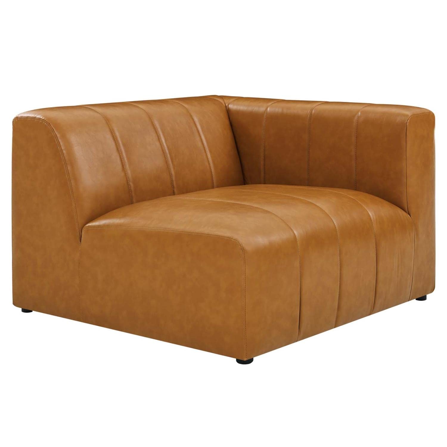 Amazon.com: Modway Bartlett Channel Tufted Vegan Leather, 5-Piece 