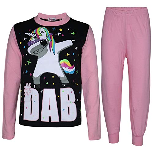 Pyjamas licorne filles coton doux pour sommeil réparateur rose 9-10