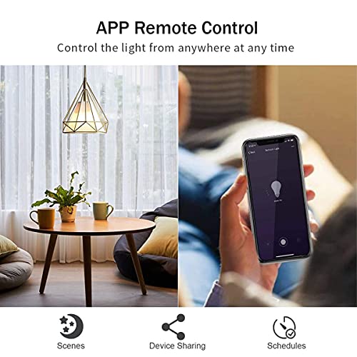Lesim Smart Wi-Fi Dimmer Switch 2Gang Compatible With Alexa And Google Assistant, Single Pole, Needs Neutral Wire #TOP6