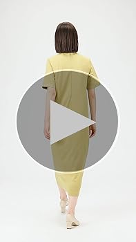 Mila owen Vネックコクーンシルエットカットソーワンピース Vネックコクーンシルエットカットソーワンピース