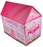 Clever Creations Pink Cottage-Style House Collapsible Toy Storage Organizer Sturdy Toy Box Folding Storage for Child’s Bedroom | Perfect Size Toy Chest for Organizing Books, Toys, Clothes, Shoes