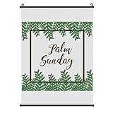 CSEMEIE Palm Sunday 2026 Poster Wall Backdrop Decoration Banner Photography Hanging Flag 20"x28"