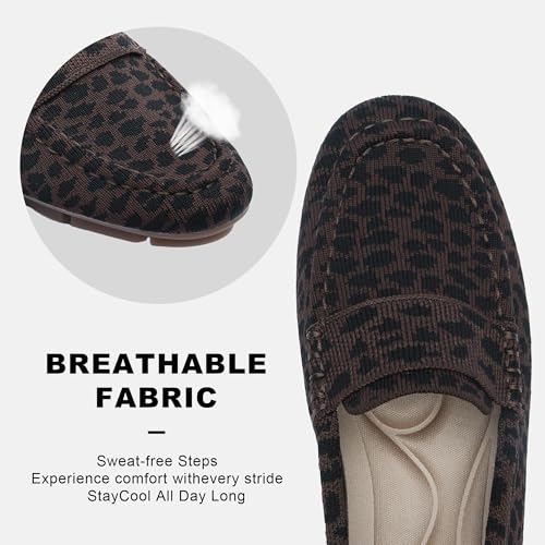 Image of Loafer Shoes for Women Comfortable Casual Women's Loafer Shoes Flat Shoes
