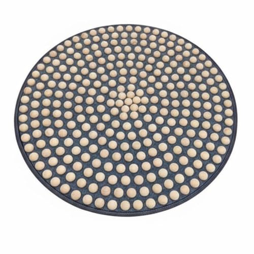 predolo Esterilla de Acupresión para Pies Alivia la Fatiga Alfombra de Masaje Plantar de Madera Diseño Ergonómico para Oficina, 80CM, Sin Bola