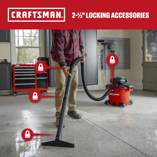 CRAFTSMAN CMXEVBE17607 16 Gal. 6.5 Peak HP Wet Dry Vac with Detach Blower - image 7
