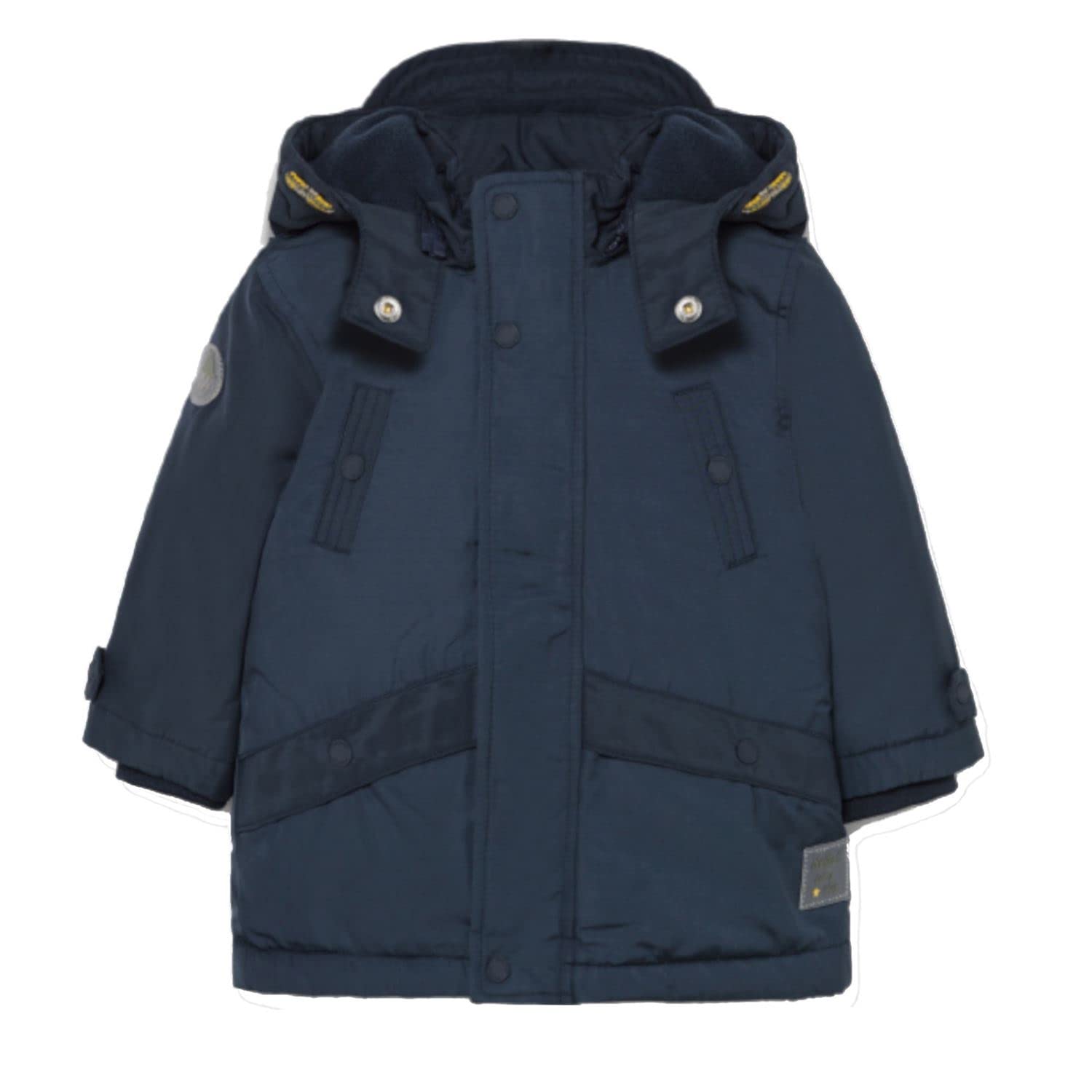 Mayoral - Jungen Baby Jacke Winterjacke mit Reißverschluss und Kapuze grüne Weste gefüttert, dunkelblau - 2.418 - Größe 98