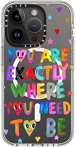 Miniatura 3 de CASETiFY Funda transparente para iPhone 14 Pro Sin amarilleo Protección contra caídas de grado militar 3X de 6.6 pies Magsafe - Tú eres