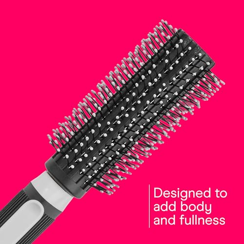 Conair Grip & Style Round Brush, Nylon Bristle Hair Brush for Blowout Styling, Ideal for Coarse, Curly, Wavy Hair, Color May Vary - image 4