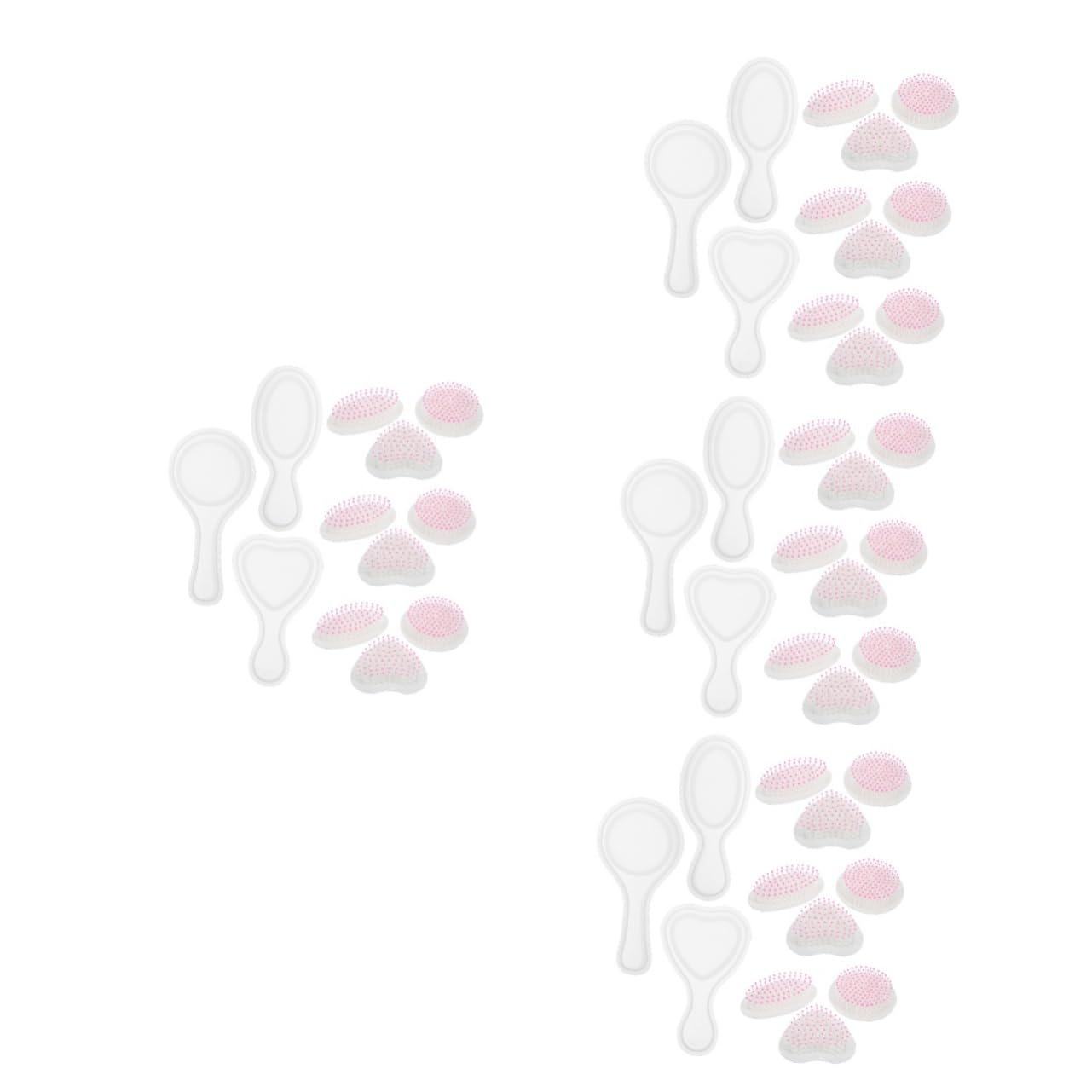 SHINEOFI 48pezzi Stampi Silicone Per Pettini Flessibili Per Creazioni Fai Te Per Realizzare Pettini Personalizzati e Unici Con Epossidica