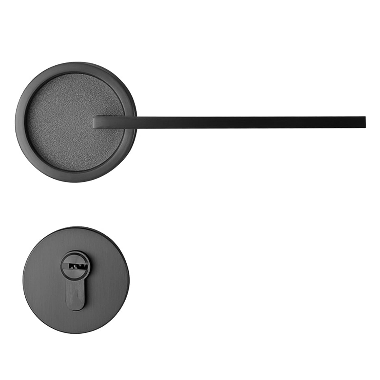 Black Simple Magnetic Silent Split Lock Bedroom