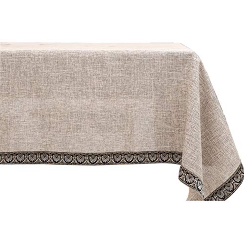 Nappe de style pour table à manger et salon lavable et sans odeur pour repas en famille