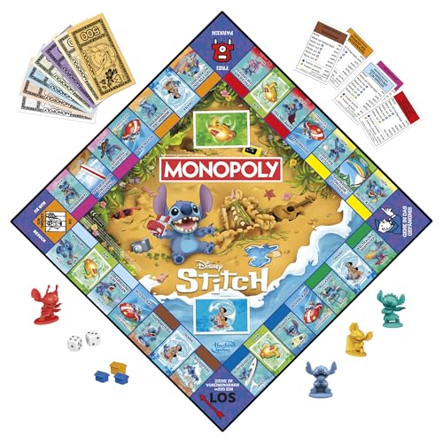Monopoly Disney Stitch Edition Brettspiel - Deutsche Fassung – Bild 4
