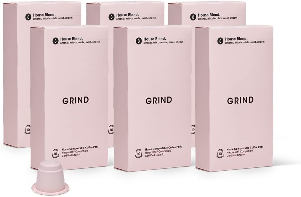 Grind House Blend Compostable Coffee Pods from Shoreditch Nespresso