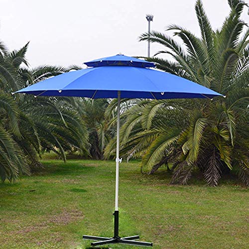 Parasol de jardín CLSDRZC 2,7 m con manivela acabado superior 5