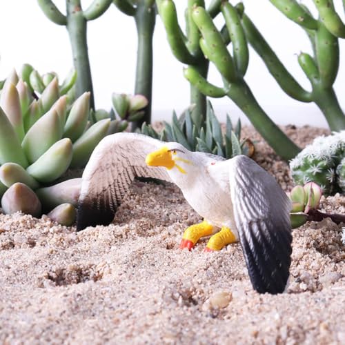 Mini mouettes de Noël légères et résistantes déco de bureau en plastique - 7