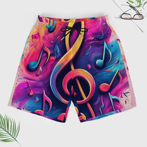 Classic Fit Swim Trunks Big & Tall Half Pants for Boys Mens, Fast Dry Beachwear3
